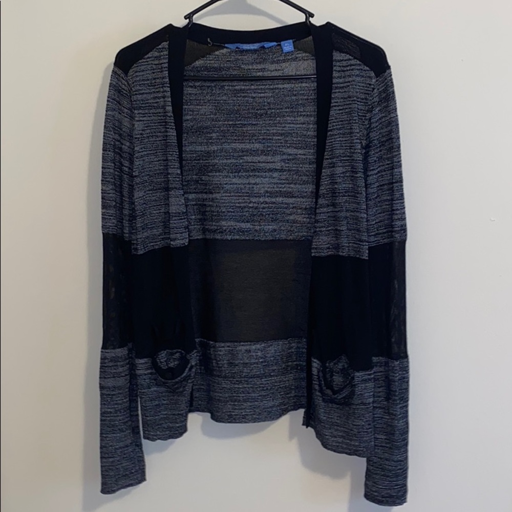 🧡 Simply Vera Black and Gray Cardigan